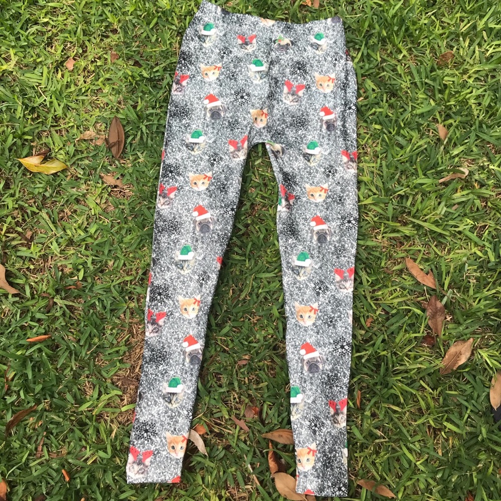 Christmas Cat leggings